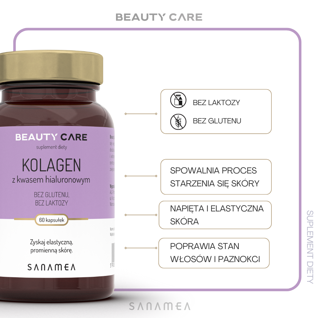 SANAMEA BEAUTY CARE KOLAGEN z kwasem hialuronowym