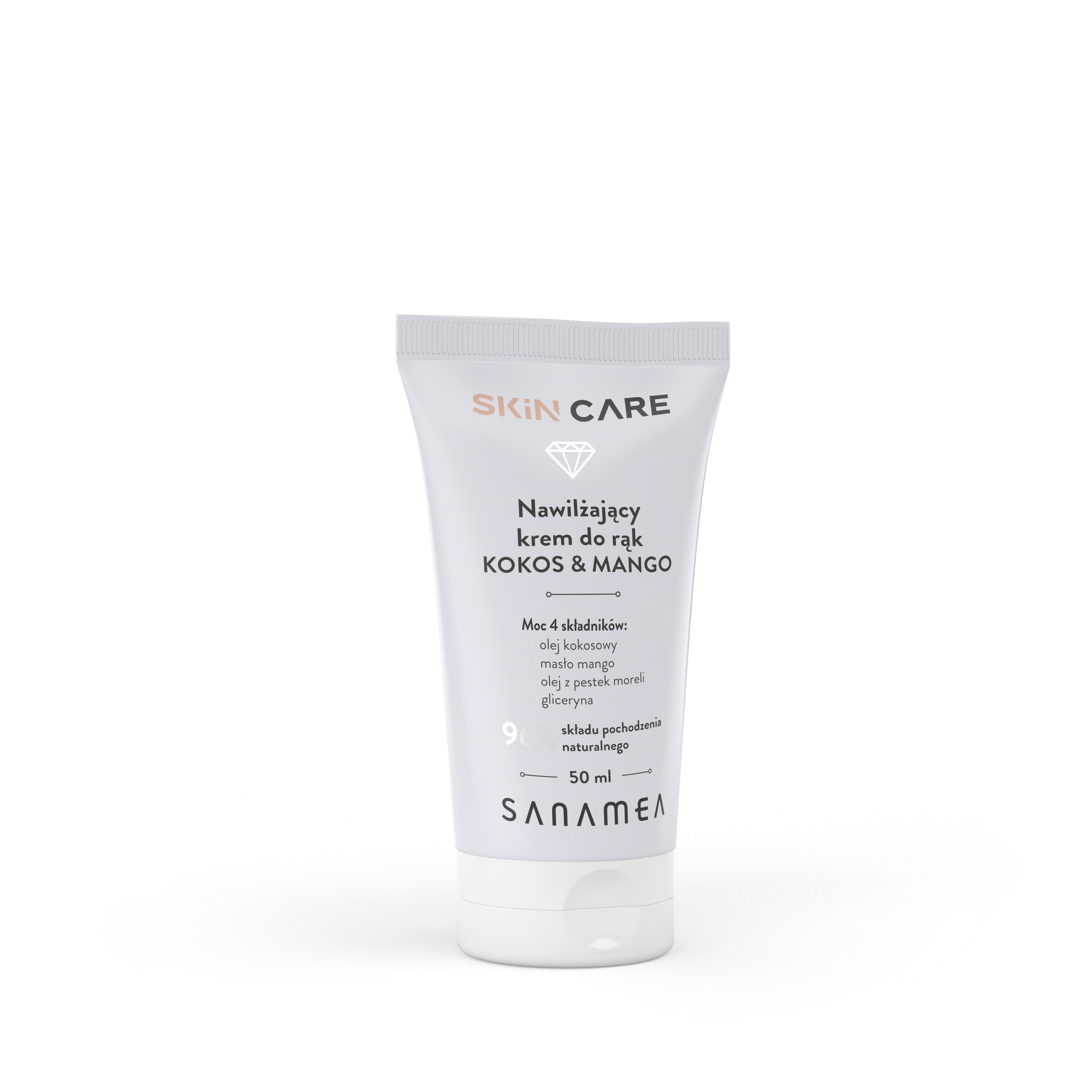 SANAMEA Skin Care Kokos & Mango Krem do rąk 50ml