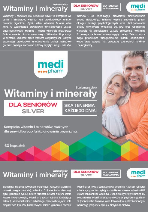 Witaminy i minerały dla Seniorów Silver