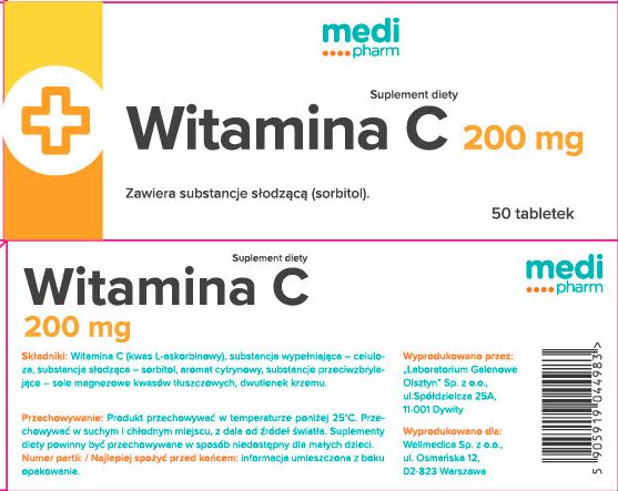 Witamina C 200 mg