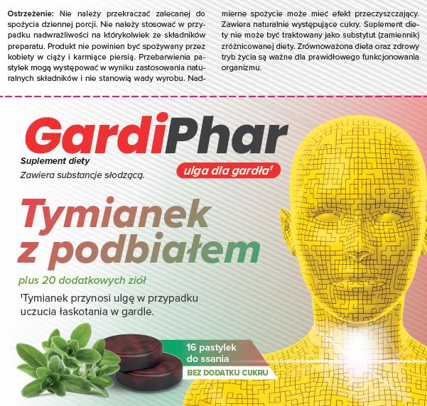 GardiPhar Tymianek z podbiałem plus 20 dodatkowych ziół