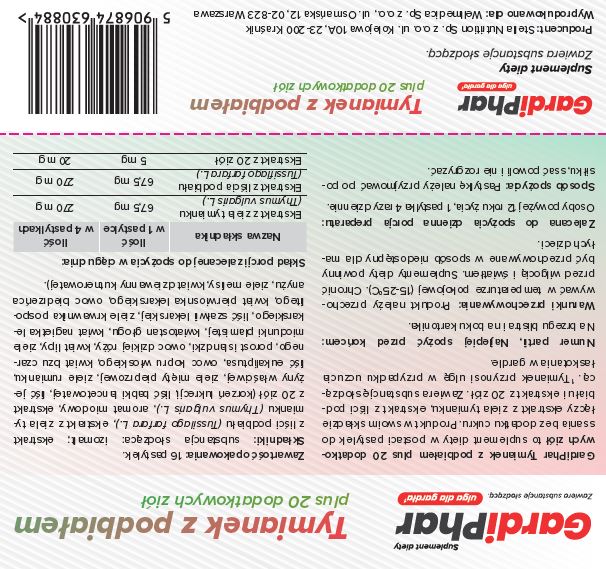 GardiPhar Tymianek z podbiałem plus 20 dodatkowych ziół