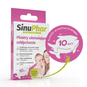 SinuPhar Plastry ułatwiające oddychanie 18m+
