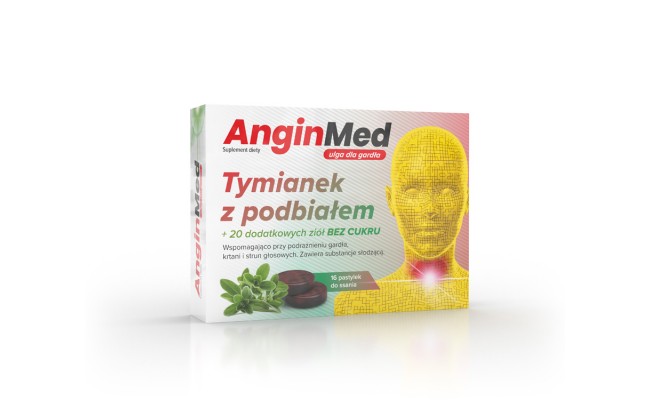 ANGINMED Tymianek z Podbiałem +20 ziół